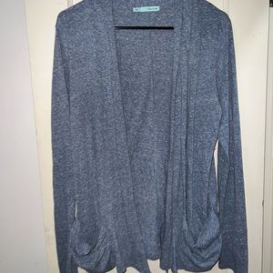Blue cardigan